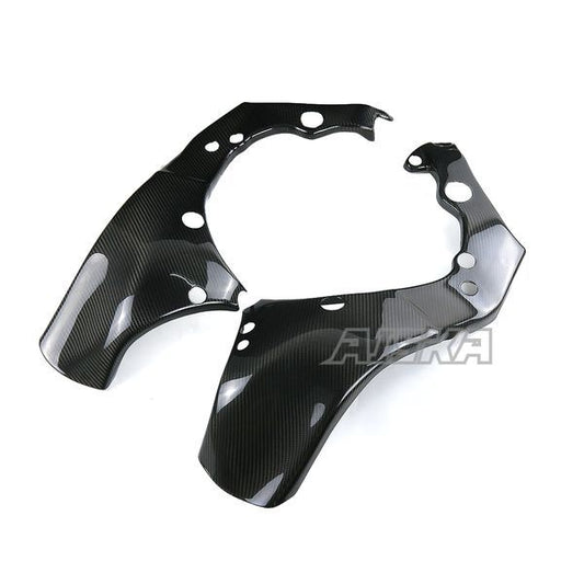 AISKA 3K Dry Carbon Fiber Motorcycle Accessories Frame Cover Panel Protector Guard Fairing for Kawasaki ZX10R ZX-10R 2016-2020