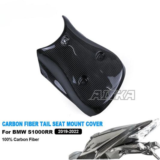 AISKA 100% 3K Full Dry Carbon Fiber Motorcycle Body Fairing Kit Motorcycle Tail Seat Mount Cover for BMW S1000RR 2019-2022