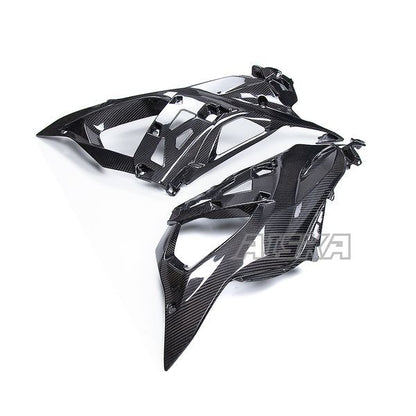 AISKA 3K Dry Carbon Fiber Side Panel Fairings Big Motorcycle Accessories for Kawasaki Ninja ZX-6R 2024 2025
