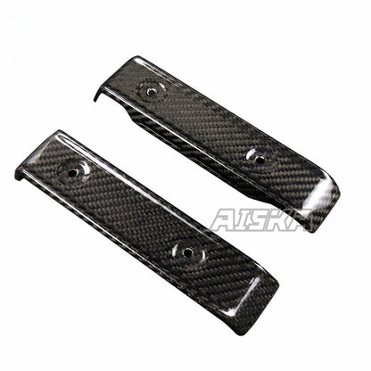 AISKA 3K Dry Carbon Fiber Motorcycle Accessories Radiator Side Panel Cover Fairings for Kawasaki Z900RS 2018-2024