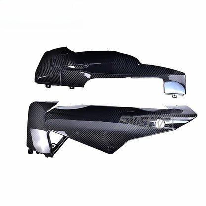 AISKA 100% 3K 3*3 Carbon Fiber Motorcycle Accessories Belly Pan Fiber Lower Side Fairings for Aprilia RSV4 Tuono V4 2021+