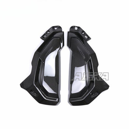 AISKA Wholesale 100% Carbon Fiber Fairing Motorcycle Radiator Side Panels Water Tank Guard for BMW S1000XR 2020-2024