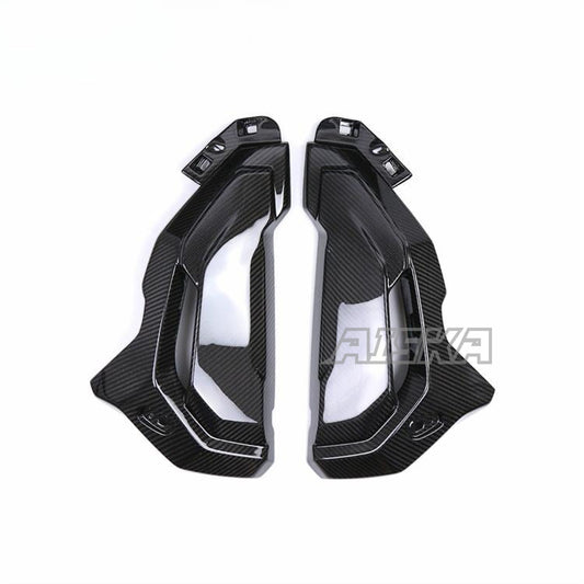 AISKA Wholesale 100% Carbon Fiber Fairing Motorcycle Radiator Side Panels Water Tank Guard for BMW S1000XR 2020-2024