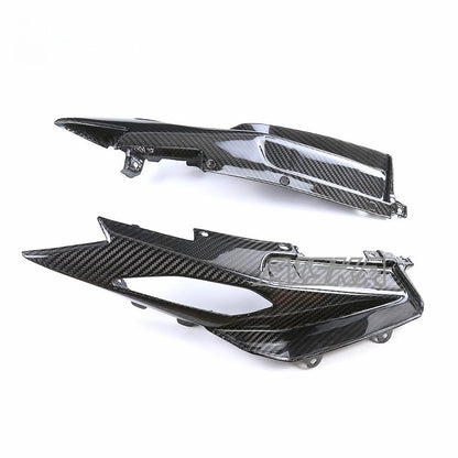AISKA 3K Carbon Fiber Motorcycle Rear Tail Inside Cover Cowl Fairing Panel for Yamaha MT09 FZ09 MT-09 FZ-09 2014-2020
