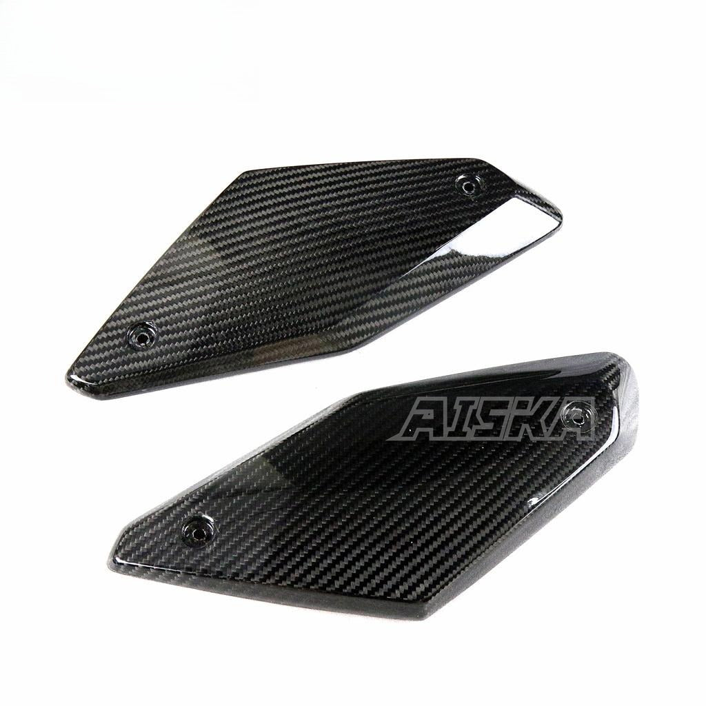 AISKA Motorcycle 3K Dry Carbon Fiber Fuel Tank Side Panel Cover Fairings for Honda CB650F CBR650F 2014 2015 2016 2017 2018