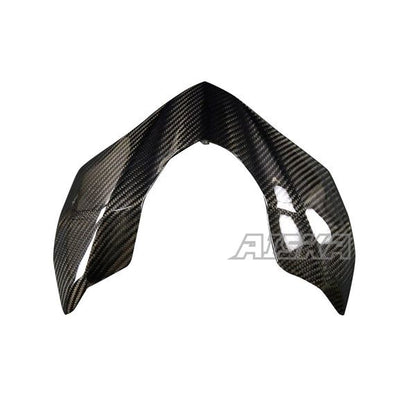 AISKA 3K Dry Carbon Fiber Motorcycle Fairing Front Headlight Beak Nose Extension Cover for Kawasaki Z900 2017 2018 2019