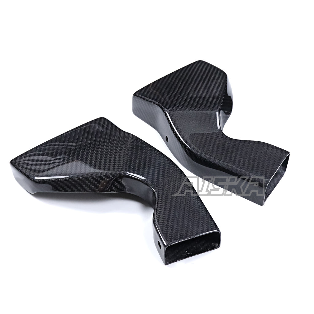 AISKA New 100% 3K Full Dry Carbon Fiber Motorcycle Brake Caliper Cooler Air Duct for Ducati Panigale V4 V4S 2018-2025