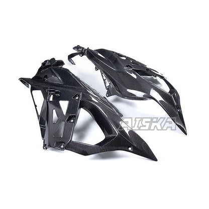 AISKA 3K Dry Carbon Fiber Side Panel Fairings Big Motorcycle Accessories for Kawasaki Ninja ZX-6R 2024 2025