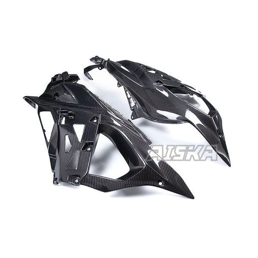 AISKA 3K Dry Carbon Fiber Side Panel Fairings Big Motorcycle Accessories for Kawasaki Ninja ZX-6R 2024 2025
