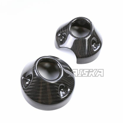 AISKA 3K Pure Carbon Fiber Motorcycle Accessories  Exhaust Tips Tail Section Cover for Harley Sportster S 1250 Fairing