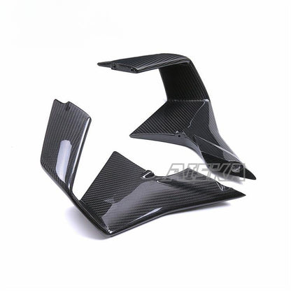 AISKA 3K Dry Carbon Fiber Motorcycle Wind Deflector Wings Fairing Front Spoiler Fixed Wind Winglets for BMW M1000RR 2023-2024