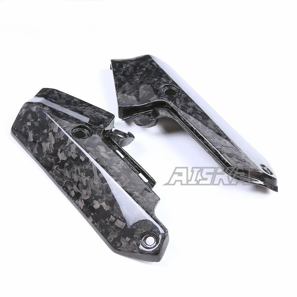 AISKA 3K Full Dry Carbon Fiber Motorcycle Accessories Chain Bottom Side Panel Covers for Honda XADV 750 2017 2018 2019