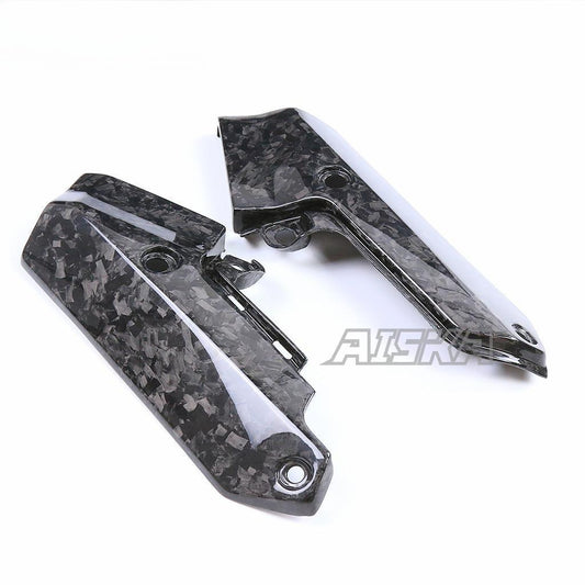 AISKA 3K Full Dry Carbon Fiber Motorcycle Accessories Chain Bottom Side Panel Covers for Honda XADV 750 2017 2018 2019