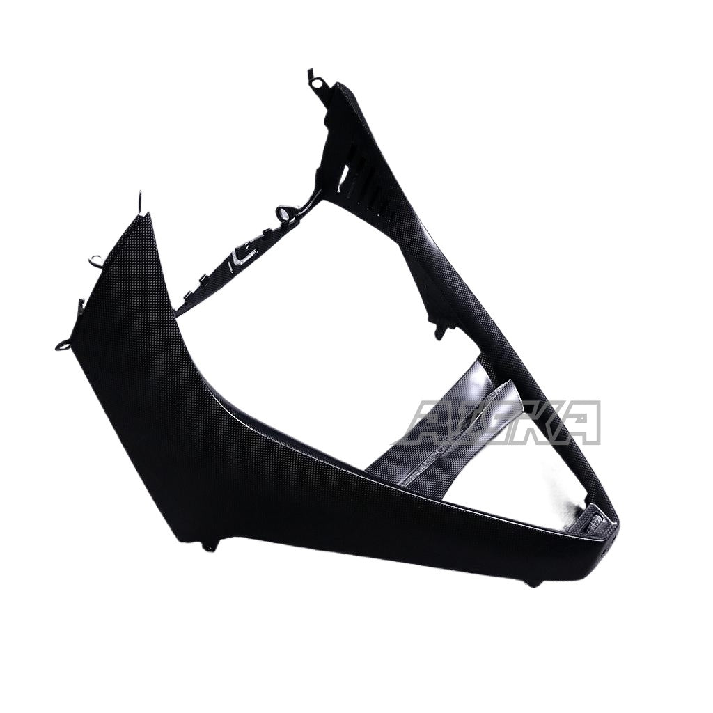 AISKA 100% 3K Full Dry Carbon Fiber Motorcycle Front Lower Water Tank Cover for Ducati Panigale V4 V4S 2025