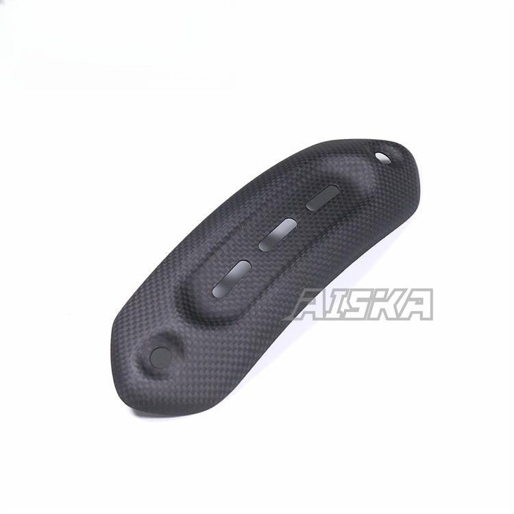 AISKA 100% Carbon Fiber Motorcycle Accessories Exhaust Pipe Cover for Ducati Hypermotard 950 2019+