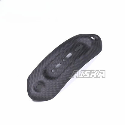 AISKA 100% Carbon Fiber Motorcycle Accessories Exhaust Pipe Cover for Ducati Hypermotard 950 2019+