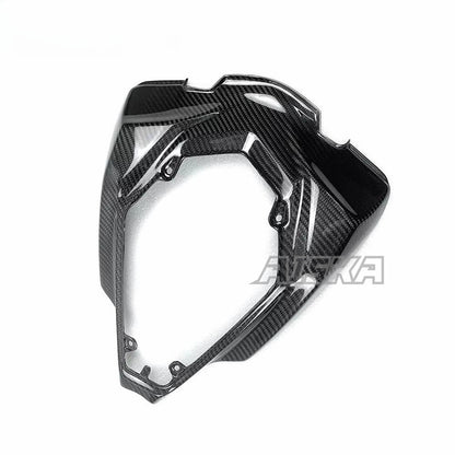 AISKA 3K Dry Carbon Fiber Motorcycle Accessories Rear Upper Tail Seat Cover Cowl Fairing for Kawasaki ZX10R ZX-10R 2016-2020