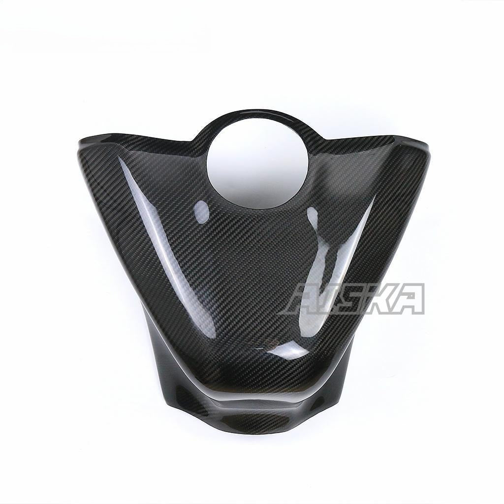AISKA 100% Full Dry Carbon Fiber Motorcycle Oil Fuel Gas Tank Cover Guard Protector for Yamaha R1 R1M 2020-2025