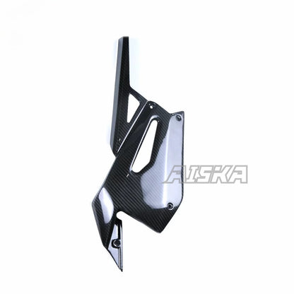 AISKA 3K Pure All Dry Carbon Fiber Motorcycle Body Accessories Chain Cover Rocker Arm Body Kit All for Aprilia RS660 2021+