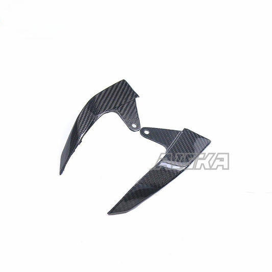 AISKA 100% 3K Pure Carbon Fiber Motorcycle Headlight Cover Bracket Shell Shield for Yamaha MT09 FZ09 2017-2020