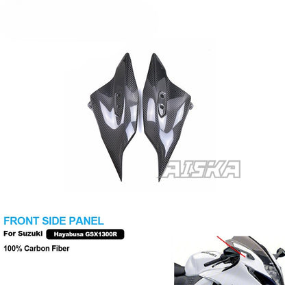 AISKA 3K Dry Carbon Fiber Motorcycle Accessories Front Side Fairings Cowls Fairing Kit for Suzuki hayabusa GSX1300R 2021-2025