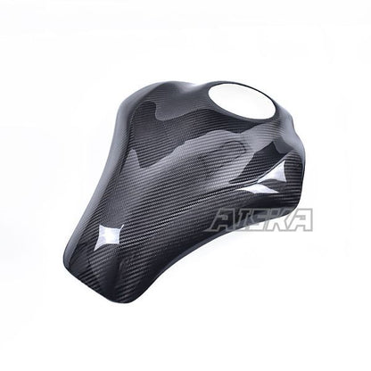 AISKA 3K Dry Carbon Fiber Motorcycle Accessories Fuel Gas Tank Cover Protector Fairing for Kawasaki Z900 2017 2018 2019