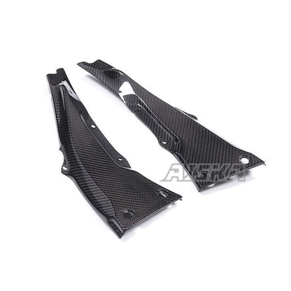 AISKA 3K Dry Carbon Fiber Motorcycle Accessories Rear Tail Seat Upper Side Panel Fairing for Kawasaki ZX10R ZX-10R 2016-2020