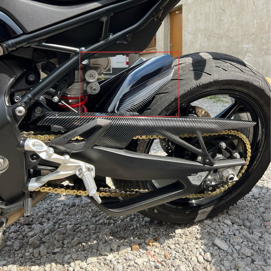 AISKA S1000RR Rear Mudguard Motorcycle Carbon Fiber Race Rear Fender Chain Guard Hugger Mudguard for BMW S1000RR 2019-2022