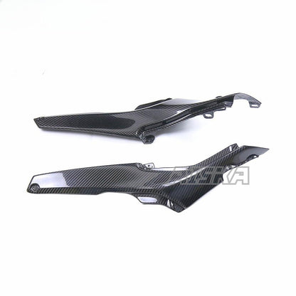 AISKA R7 Carbon Fiber Tank Side Panels Motorcycle Carbon Tank Side Seat Side Panel Cover Fairings for Yamaha R7 2022 2023 2024