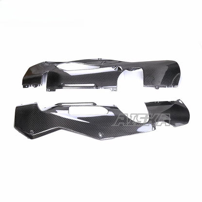 AISKA 100% 3K Pure All Dry Carbon Fiber Motorcycle Body Accessories Abdominal Fairing Parts Kit for Aprilia RSV4 Tuono V4 2021-2024