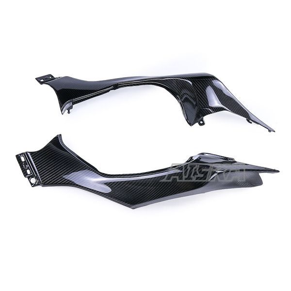 AISKA 3K Dry Carbon Fiber Motorcycle Accessories Rear Tail Seat Side Panels Cover Fairing for Kawasaki Z1000 2014-2019 2015 2018