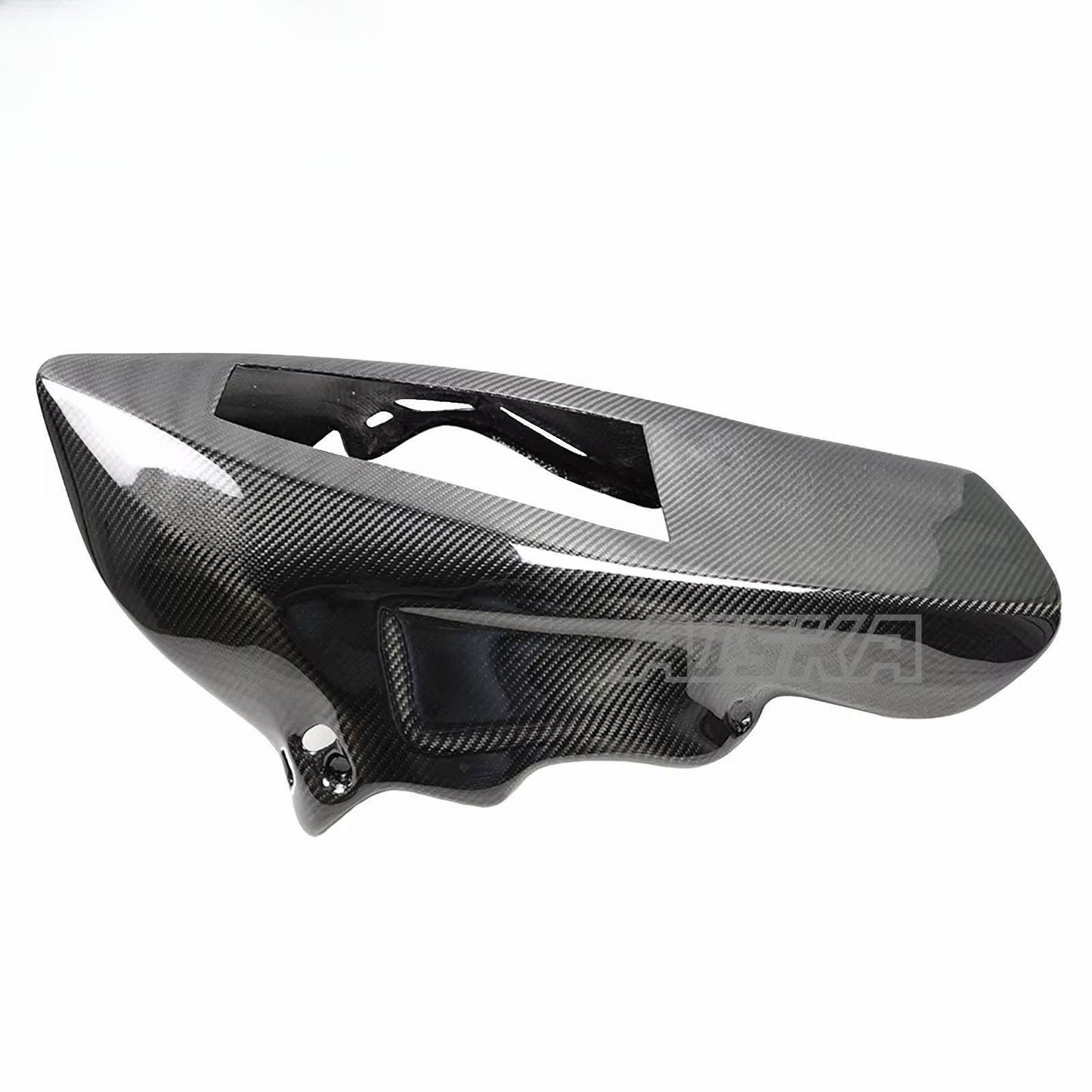 AISKA 3K Dry Carbon Fiber Motorcycle Accessories Rear Passenger Seat Cover Plate for Kawasaki Z900 2017 2018 2019