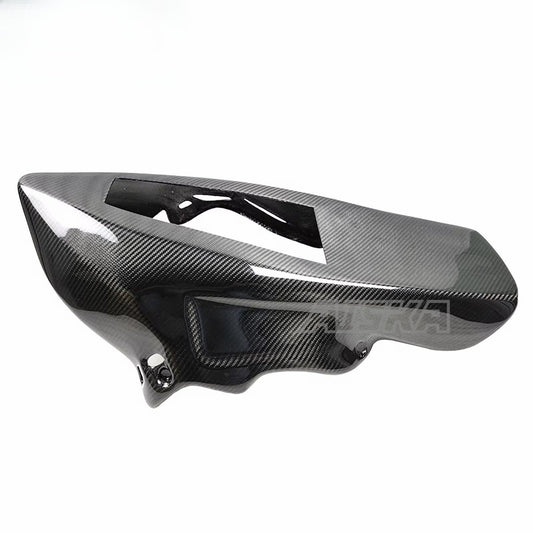 AISKA 3K Dry Carbon Fiber Motorcycle Accessories Rear Passenger Seat Cover Plate for Kawasaki Z900 2017 2018 2019