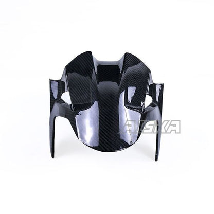 AISKA 100% 3K Dry Carbon Fiber Motorcycle Accessories Front Fairing Hugger Fender Mudguard for Kawasaki Ninja 400 2018-2024