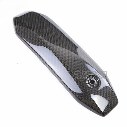 AISKA Motorcycle 100% Dry Carbon Fiber Gas Tank Middle Protection Top Fuel Panel Center Pad for Yamaha MT07 MT-07 2014-2017