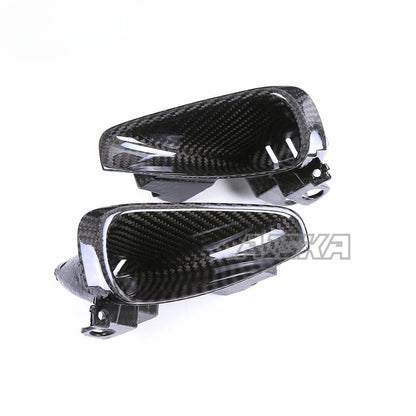 AISKA 100% 3K Dry Carbon Fiber Motorcycle Fairings Front Air Intake Covers for Yamaha MT09 FZ09 2021-2023