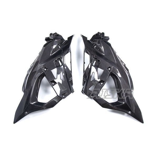 AISKA 3K Dry Carbon Fiber Side Panel Fairings Big Motorcycle Accessories for Kawasaki Ninja ZX-6R 2024 2025