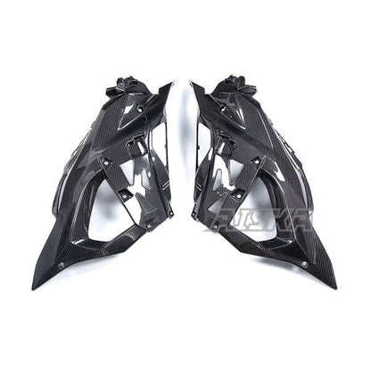 AISKA 3K Dry Carbon Fiber Side Panel Fairings Big Motorcycle Accessories for Kawasaki Ninja ZX-6R 2024 2025