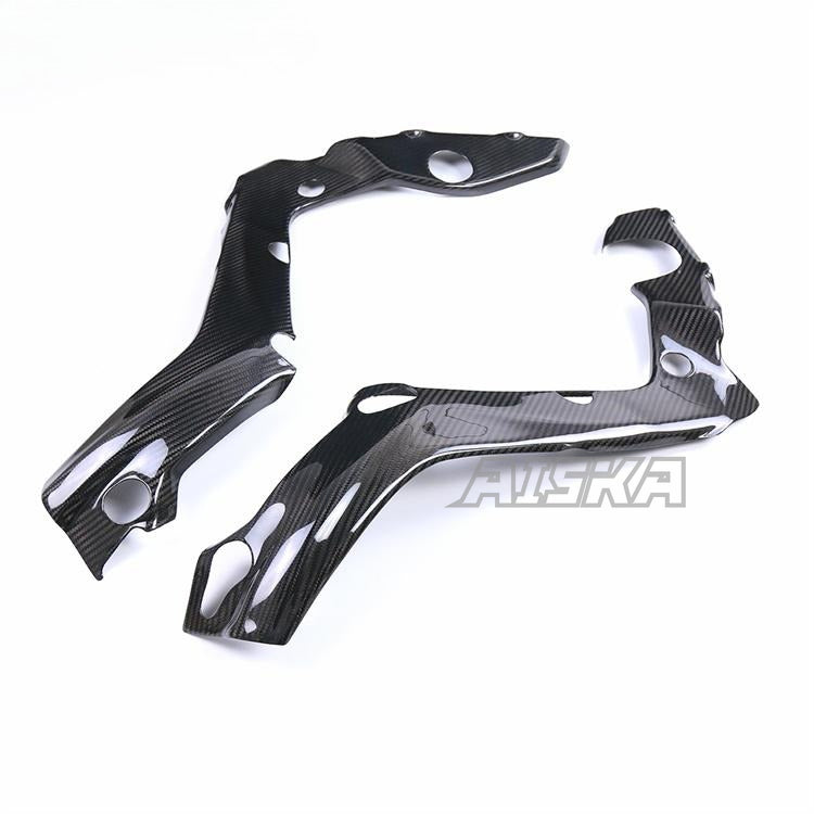 AISKA 100% 3K Carbon Fiber Fairing Guard Protector Motorcycle Frame Cover for BMW S1000RR 2019-2024