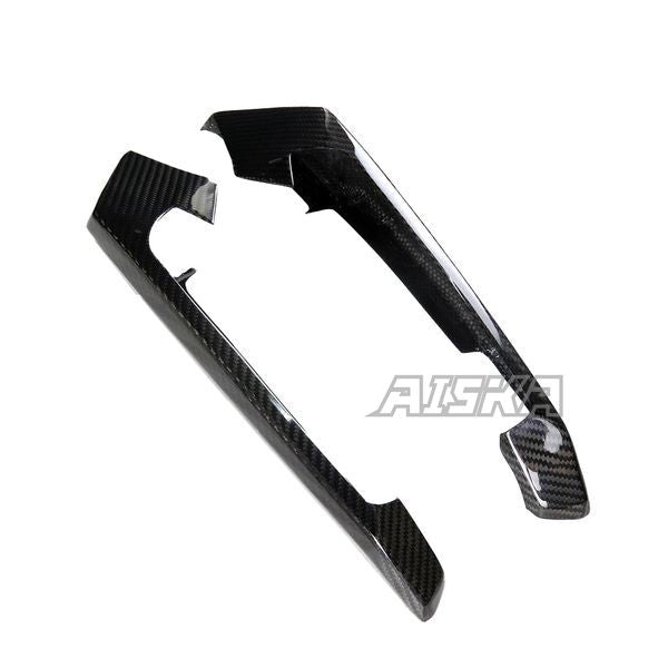 AISKA 3K Full Dry Carbon Fiber Motorcycle Accessories Passenger Rear Seat Bar Cover for Honda XADV 750 2017 2018 2019