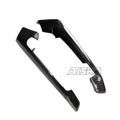 AISKA 3K Full Dry Carbon Fiber Motorcycle Accessories Passenger Rear Seat Bar Cover for Honda XADV 750 2017 2018 2019