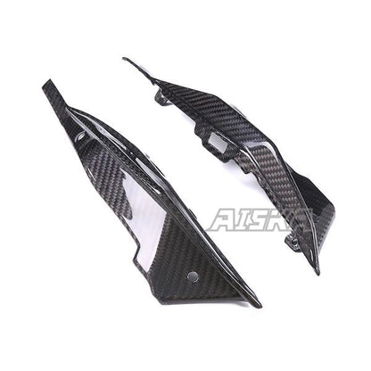 AISKA 3K Dry Carbon Fiber Motorcycle Rear Seat Side Panel Cover Fairing for Kawasaki Ninja ZX-4R ZX-4RR ZX25R 2020-2024