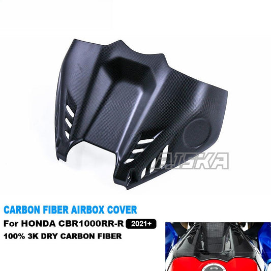 AISKA 100% 3K Dry Carbon Fiber Motorcycle Front Fuel Tank Cover Fairing Cowl for Honda CBR1000RR-R 2021 2022 2023 2024