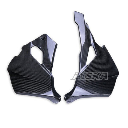AISKA 3K Dry Carbon Fiber Motorcycle Accessories Lower Belly Pan Fairing Cowl for Kawasaki Ninja ZX-25R 2020-2024