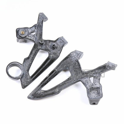 AISKA S1000R Accessories 3K Full Carbon Fiber Motorcycle Rear Rearset Adjustable Foot Pegs Heel Guards for BMW S1000R 2021-2024