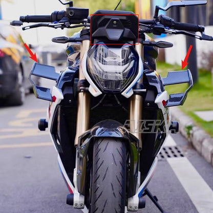 AISKA 100% 3K Full Carbon Fiber Twill Weave Motorcycle Front Fairing for BMW S1000R 2021-2024