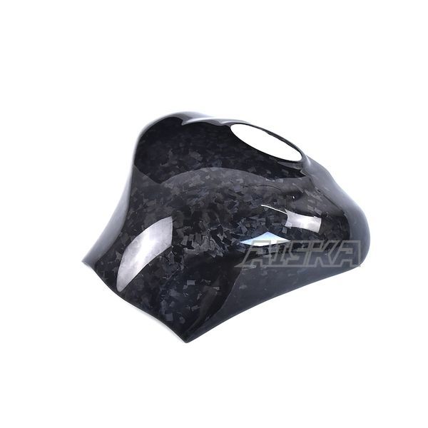 AISKA 3K Dry Carbon Fiber Motorcycle Accessories Fuel Gas Tank Cover for Kawasaki Ninja ZX10R ZX-10R 2016-2020
