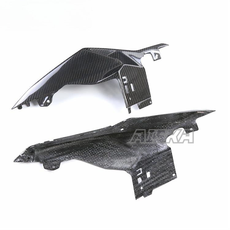 AISKA Pre-preg 3K Carbon Fiber Accessories Motorcycle Carbon Fiber Rear Seat Side Panel for BMW S1000RR 2015-2018