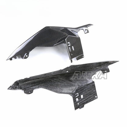 AISKA Pre-preg 3K Carbon Fiber Accessories Motorcycle Carbon Fiber Rear Seat Side Panel for BMW S1000RR 2015-2018