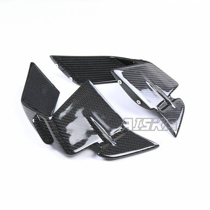 AISKA 100% 3K Carbon Fiber Side Panels Fixed Wings Fairing Motorcycle Winglets for BMW S1000RR 2023 2024